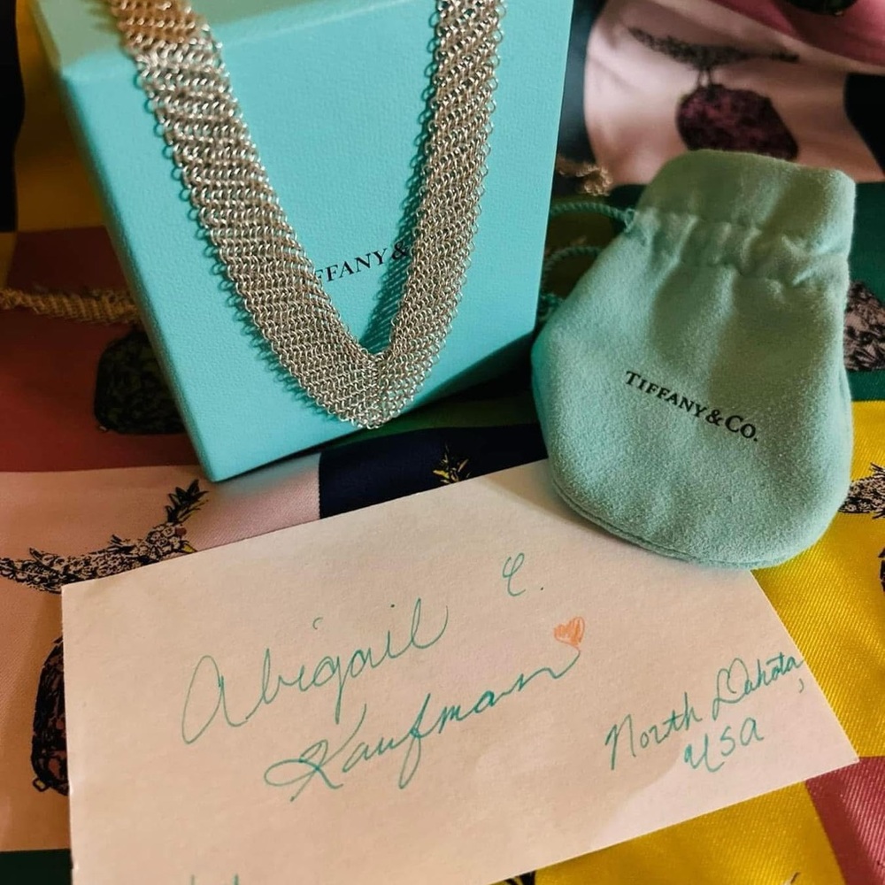 Tiffany & Company Elsa Peretti Mesh Chain Bib Necklace